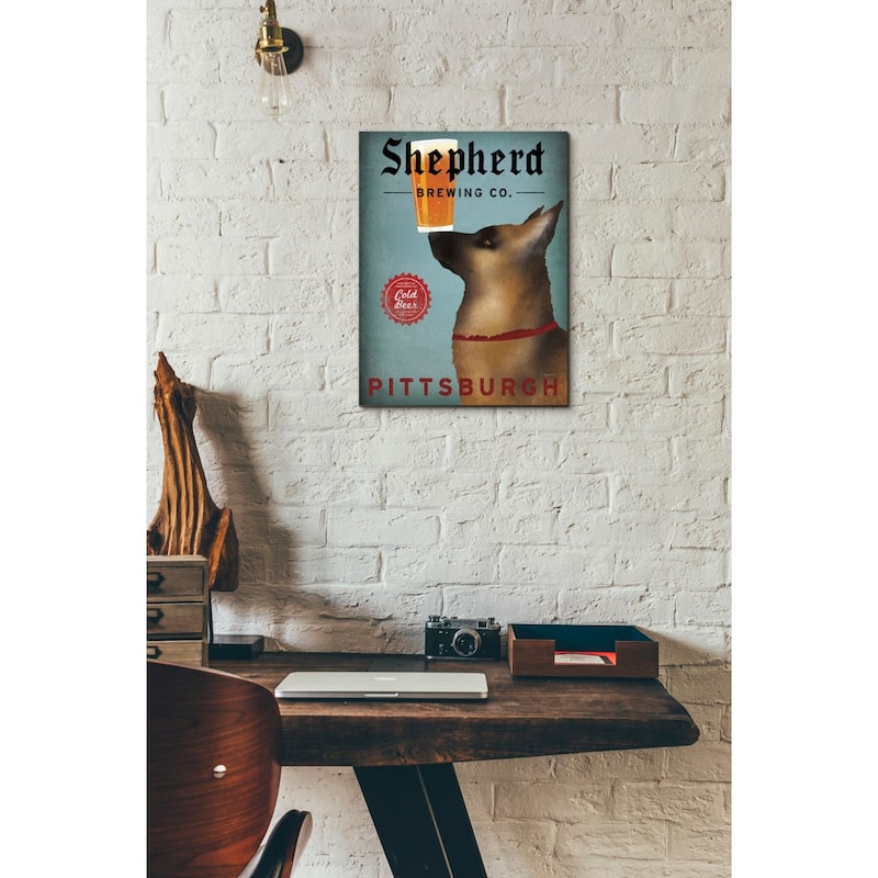 Epic Graffiti 'Shepherd Brewing Co Pittsburgh' by Ryan Fowler, Giclee Canvas Wall Art