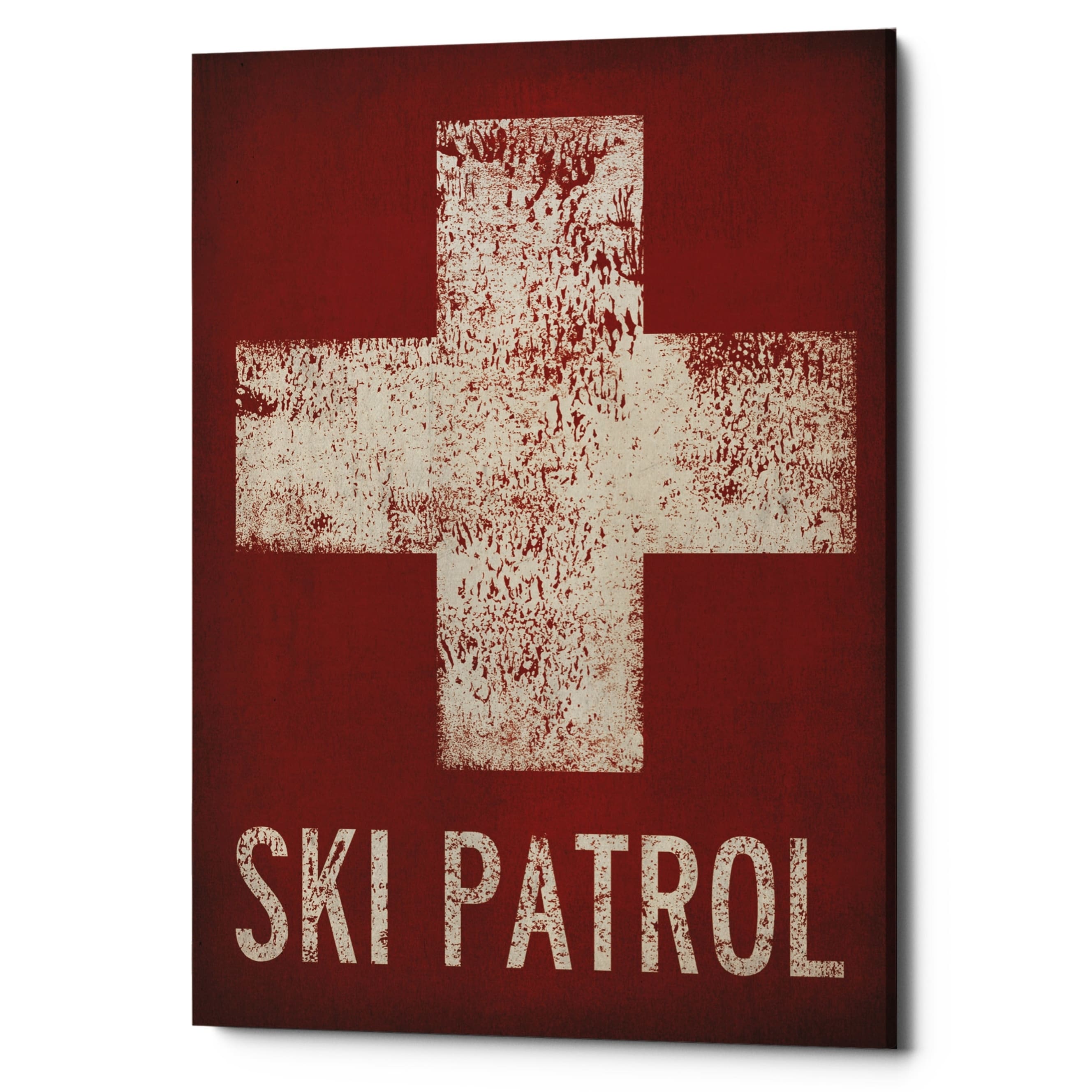 Epic Graffiti 'Ski Patrol' by Ryan Fowler, Giclee Canvas Wall Art