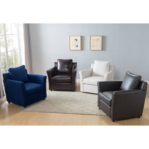 Furniture of America Golt Contemporary Flared Arm Padded Club Chair