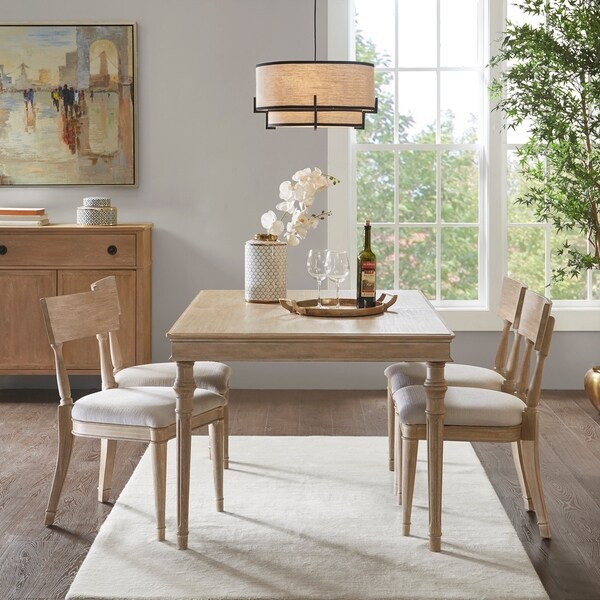 Madison Park Signature Whelington Light Natural Dining Side Chair