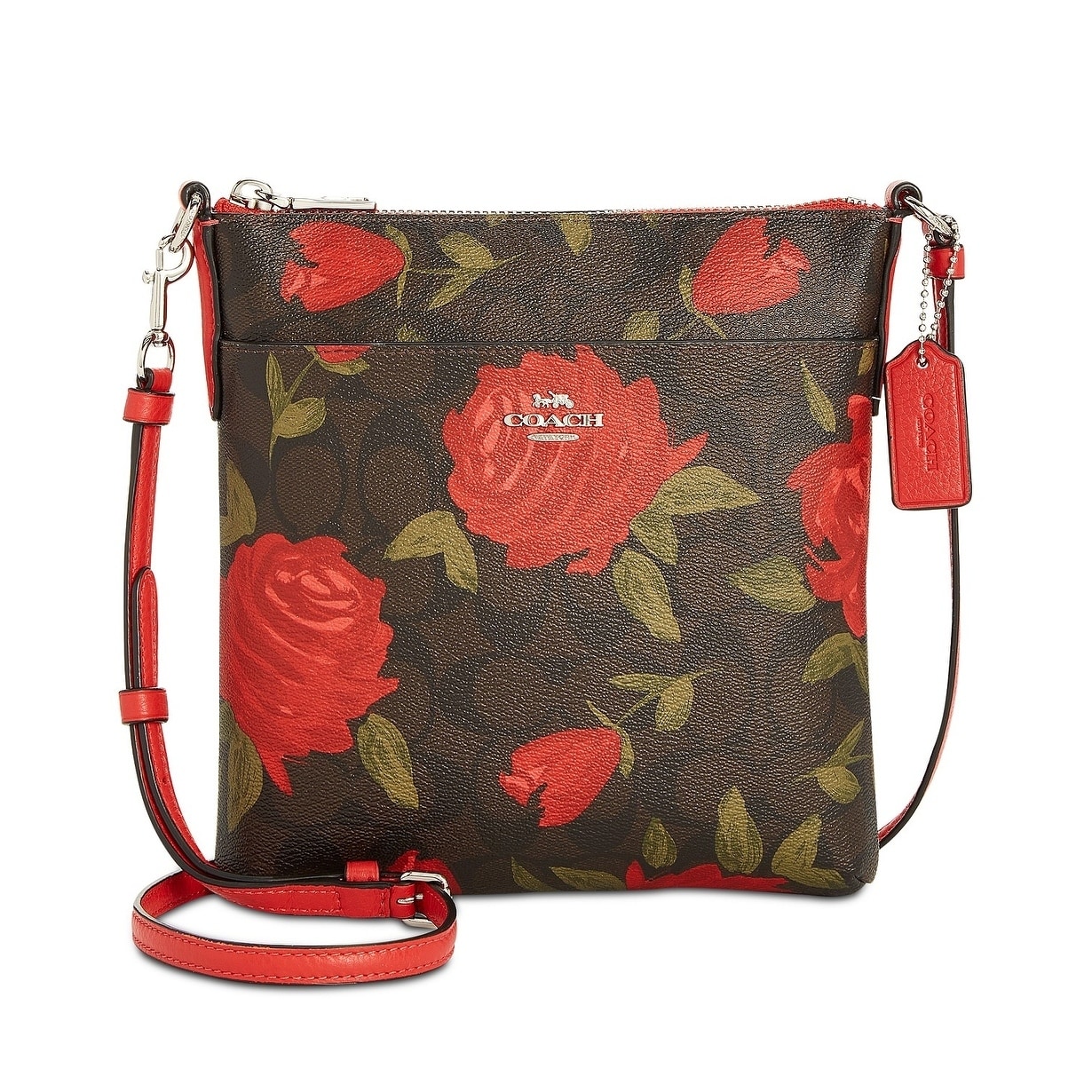 coach camo crossbody