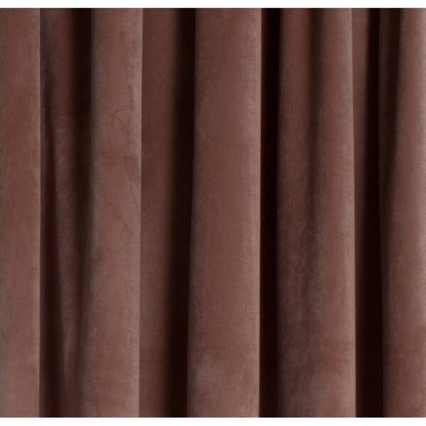 Shop Milan Coral Blush Luxurious Velvet 24 Inch Wide Pinch Pleat