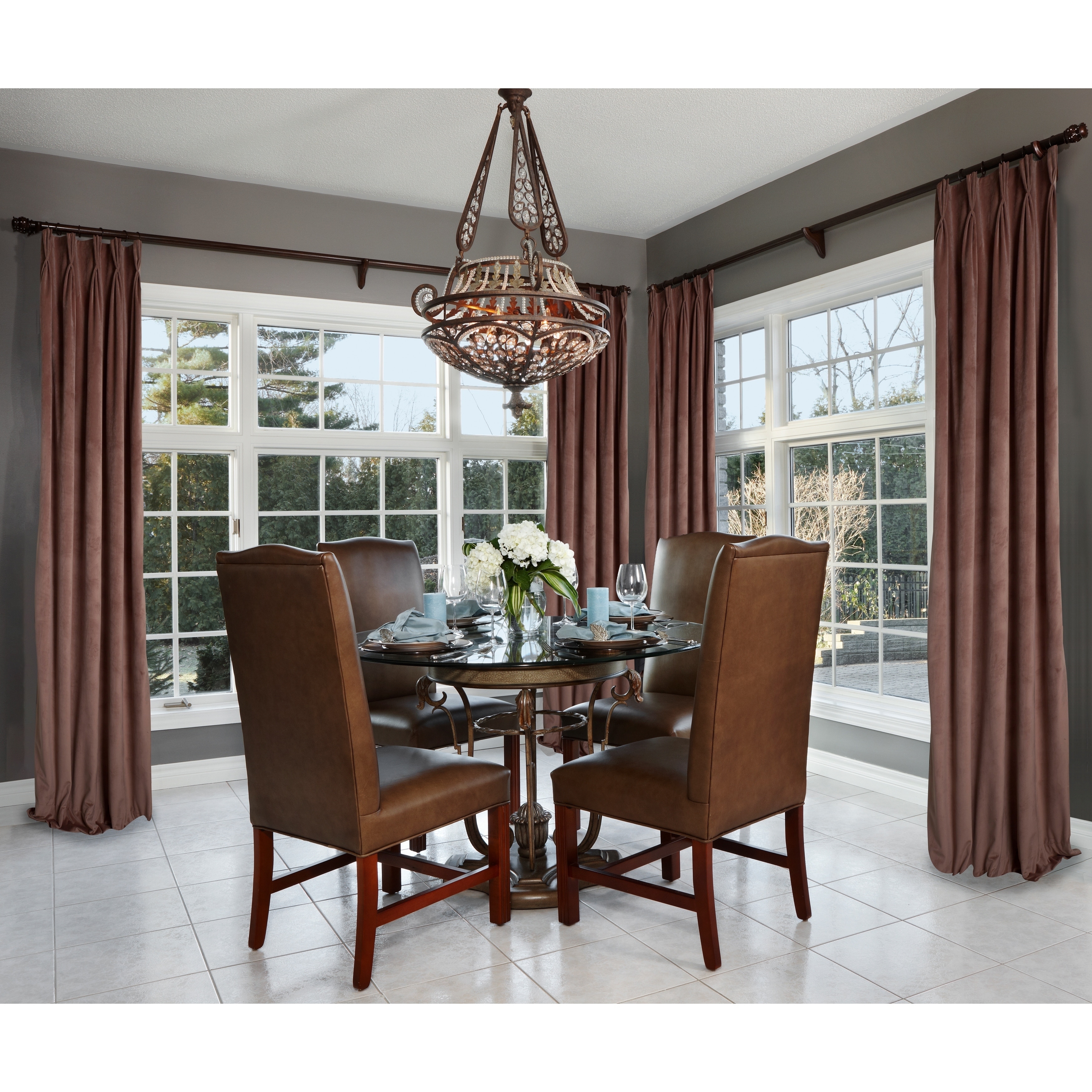 Shop Milan Coral Blush Luxurious Velvet 24 Inch Wide Pinch Pleat