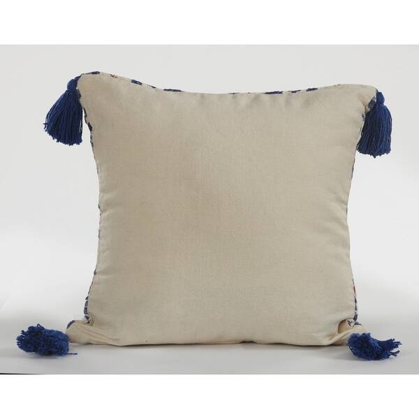Shop Lr Home Tassle Suzani Floral Cotton Decorative Throw Pillow