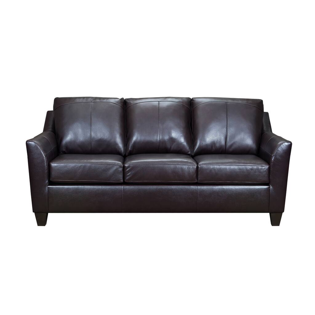Lance Top Grain Leather Queen Sleeper Sofa