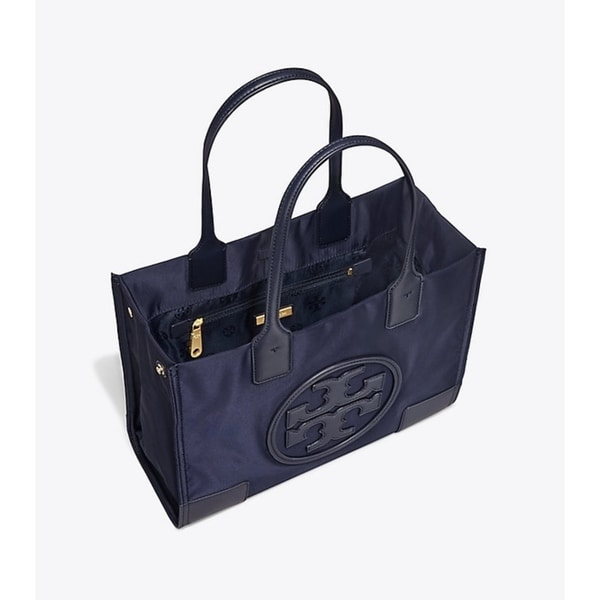 tory burch ella patent tote