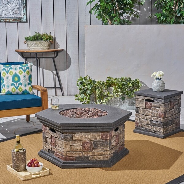 Shop Chesney Outdoor 32 Quot Octagonal 40 000 Btu Light Weight