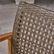 Hampton Outdoor Wood and Wicker Sofa by Christopher Knight Home - Thumbnail 3