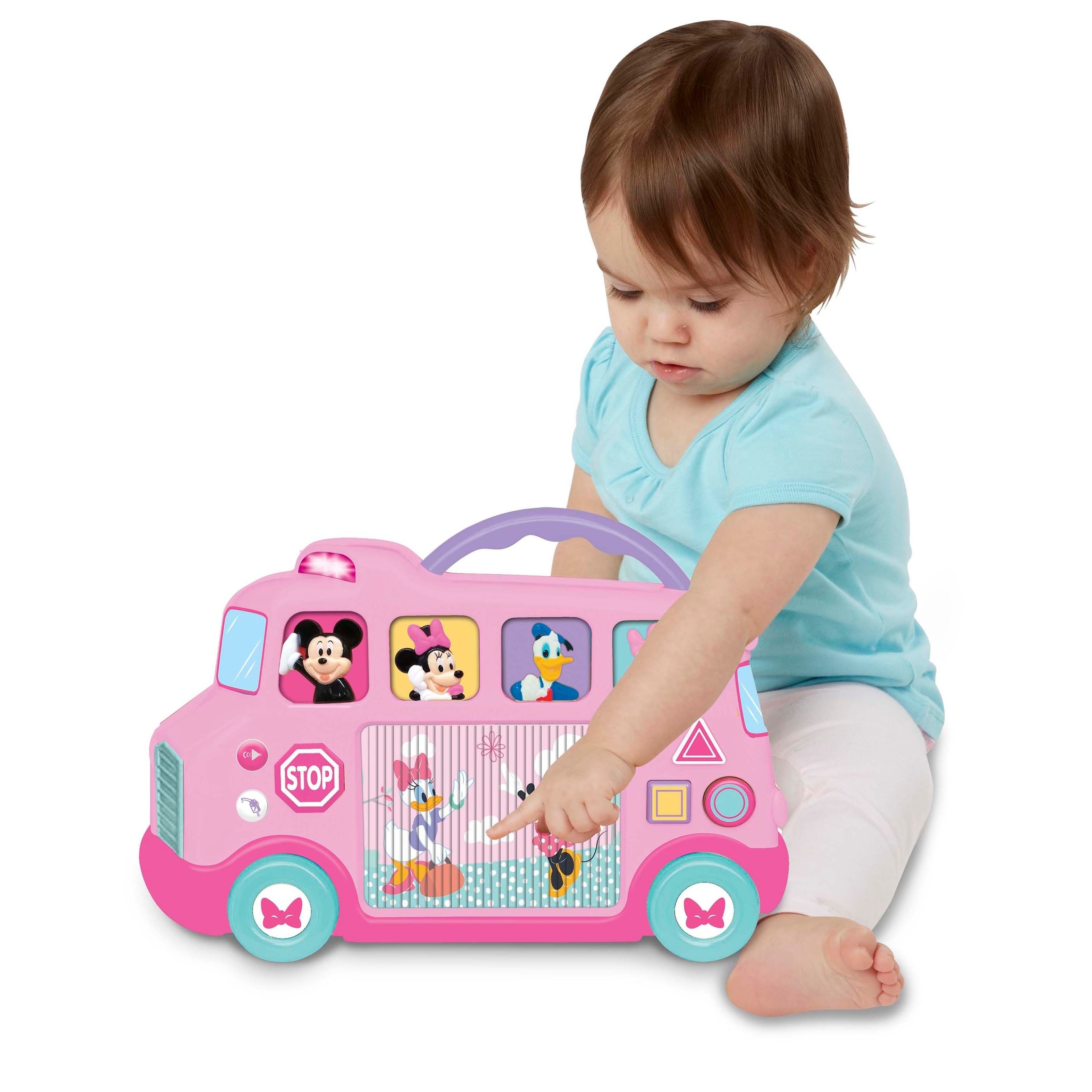 disney baby minnie shape sorter bus