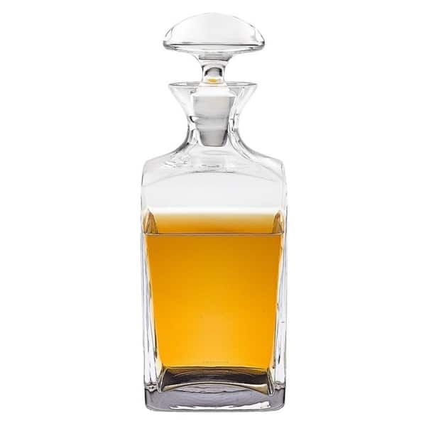 Mouth Blown European Crystal Scotch Or Whiskey Decanter 34 Oz Mouth Blown European Crystal Scotch Or Whiskey Decanter 34 Oz