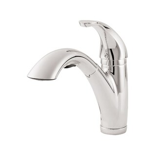 Pfister Parisa 1-Handle, Pull-Out Kitchen Faucet Polished Chrome - Bed ...