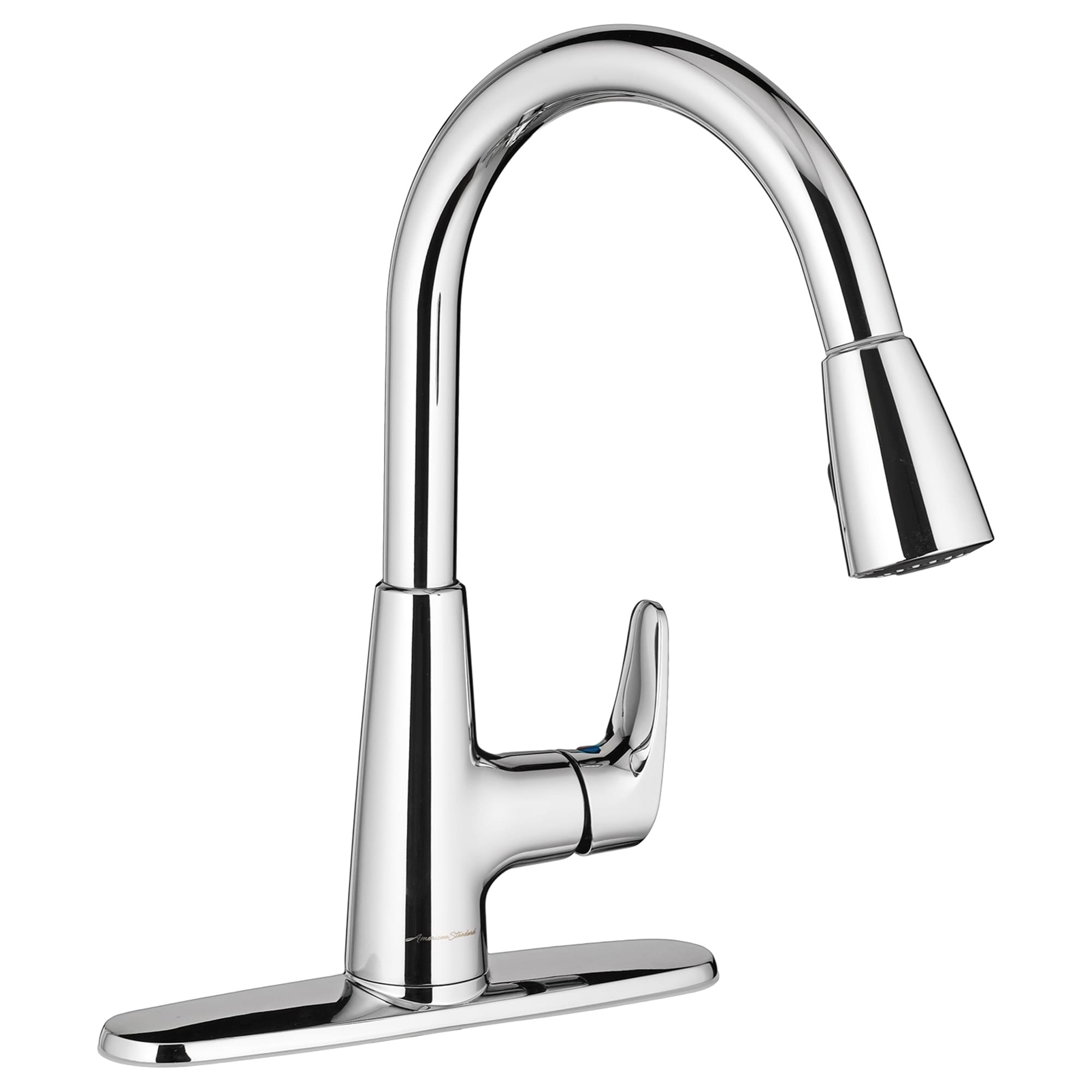 Shop American Standard Colony Pro Single Handle Kitchen Faucet With Pull Down Spray Polished Chrome Free Shipping Today Overstock 25633515
