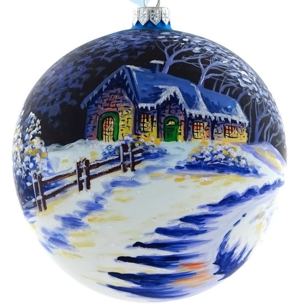Handpainted Driveway 6" ornament