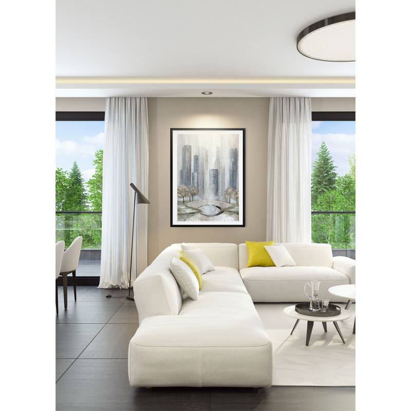 Central Park Spring-Framed Giclee Print