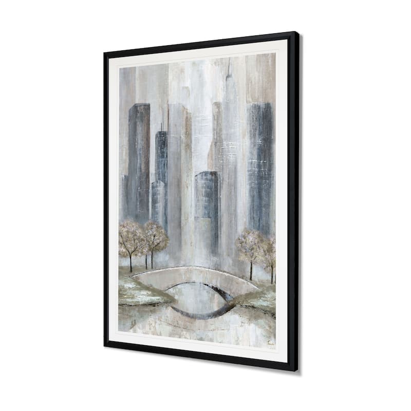 Central Park Spring-Framed Giclee Print