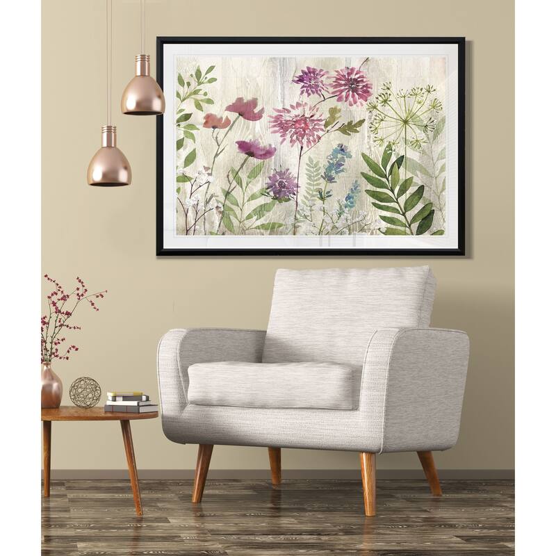 Meadow Flowers II-Framed Giclee Print