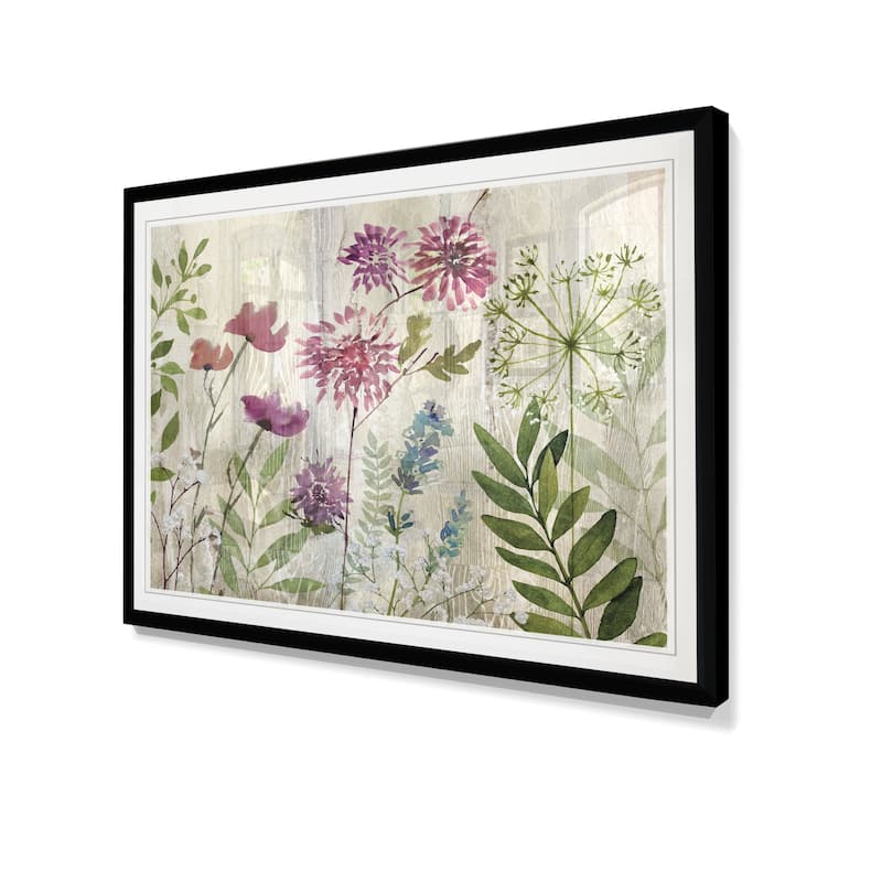 Meadow Flowers II-Framed Giclee Print