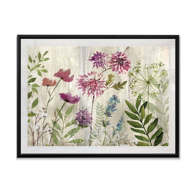 Meadow Flowers II-Framed Giclee Print