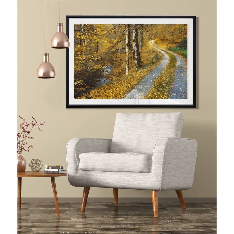 Winding Road-Framed Giclee Print