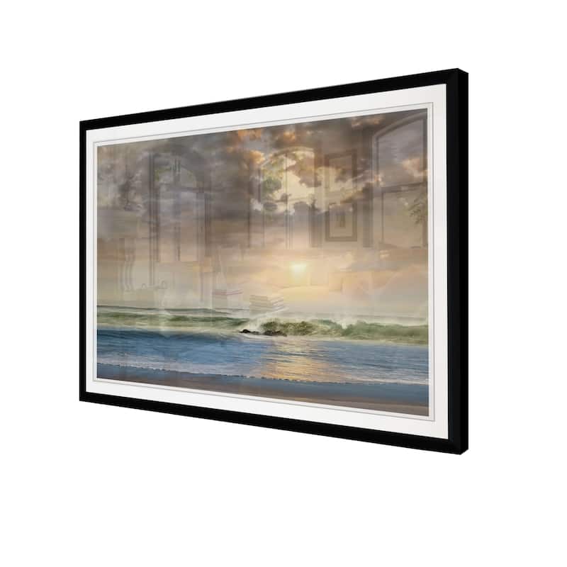 Through The Clouds-Framed Giclee Print