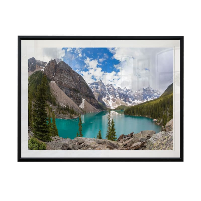 Banff Valley of the Ten Peaks-Framed Giclee Print - Bed Bath & Beyond ...