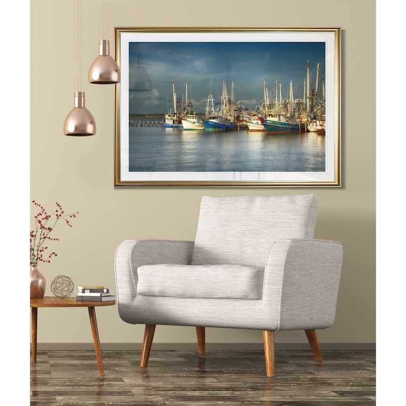 Shrimp Boats I-Framed Giclee Print
