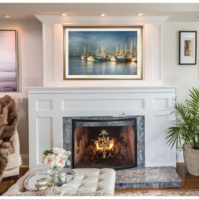 Shrimp Boats I-Framed Giclee Print