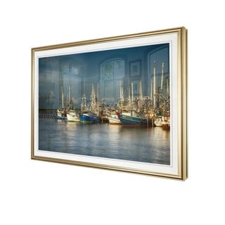Shrimp Boats I-Framed Giclee Print