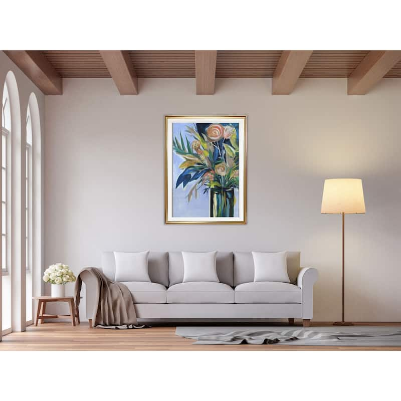 Flowers in a Vase II-Framed Giclee Print