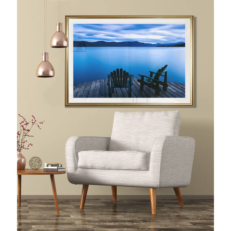 Scene on the Water V-Framed Giclee Print