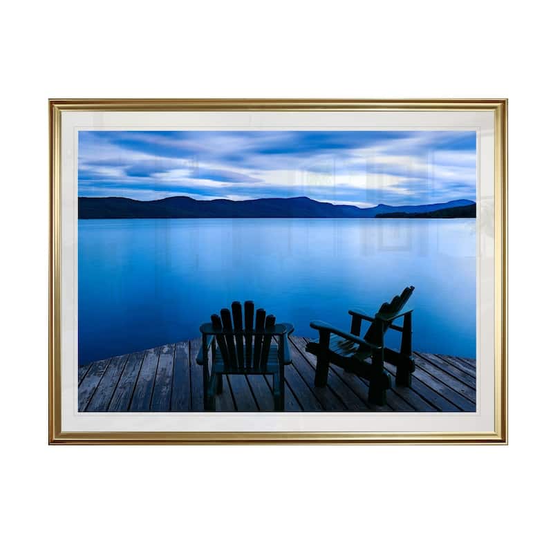 Scene on the Water V-Framed Giclee Print