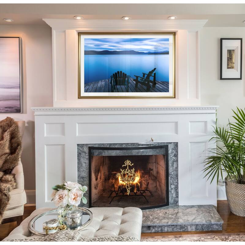 Scene on the Water V-Framed Giclee Print