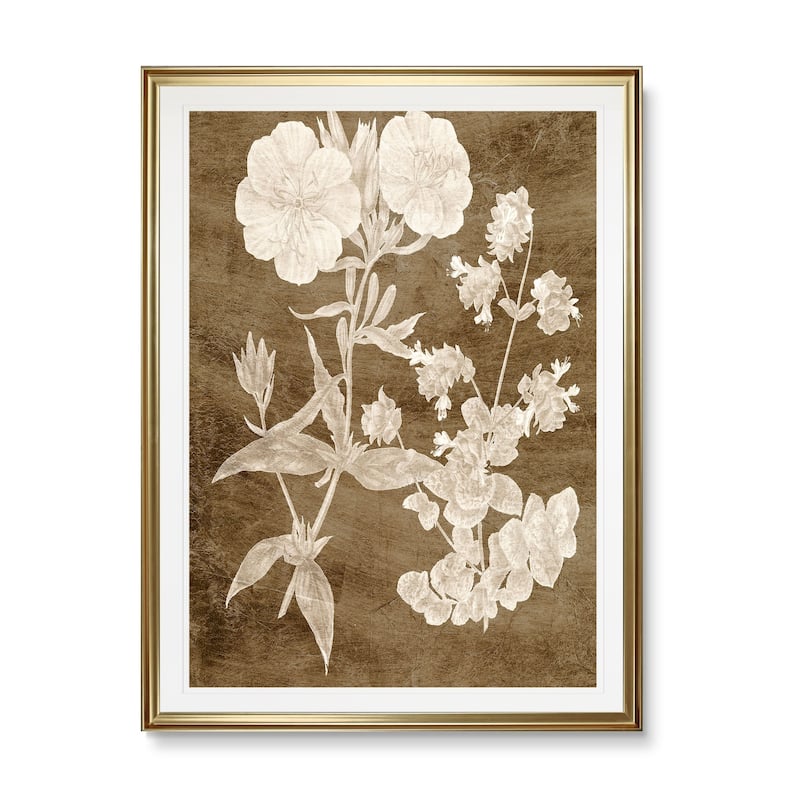Botanical in Taupe II-Framed Giclee Print