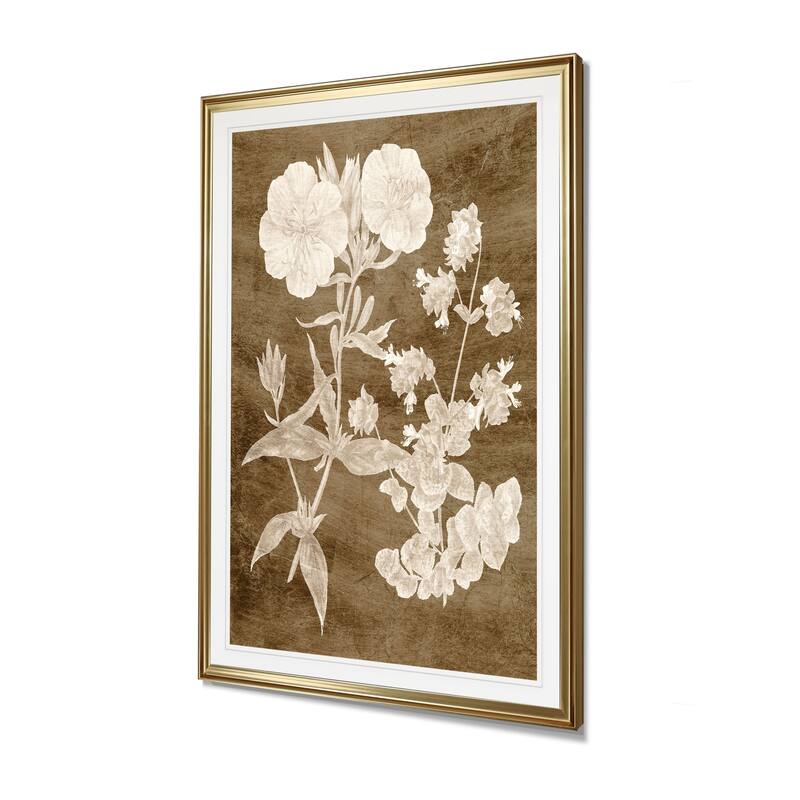Botanical in Taupe II-Framed Giclee Print
