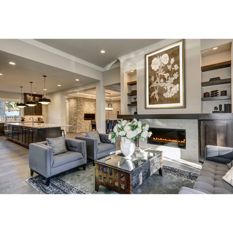 Botanical in Taupe II-Framed Giclee Print