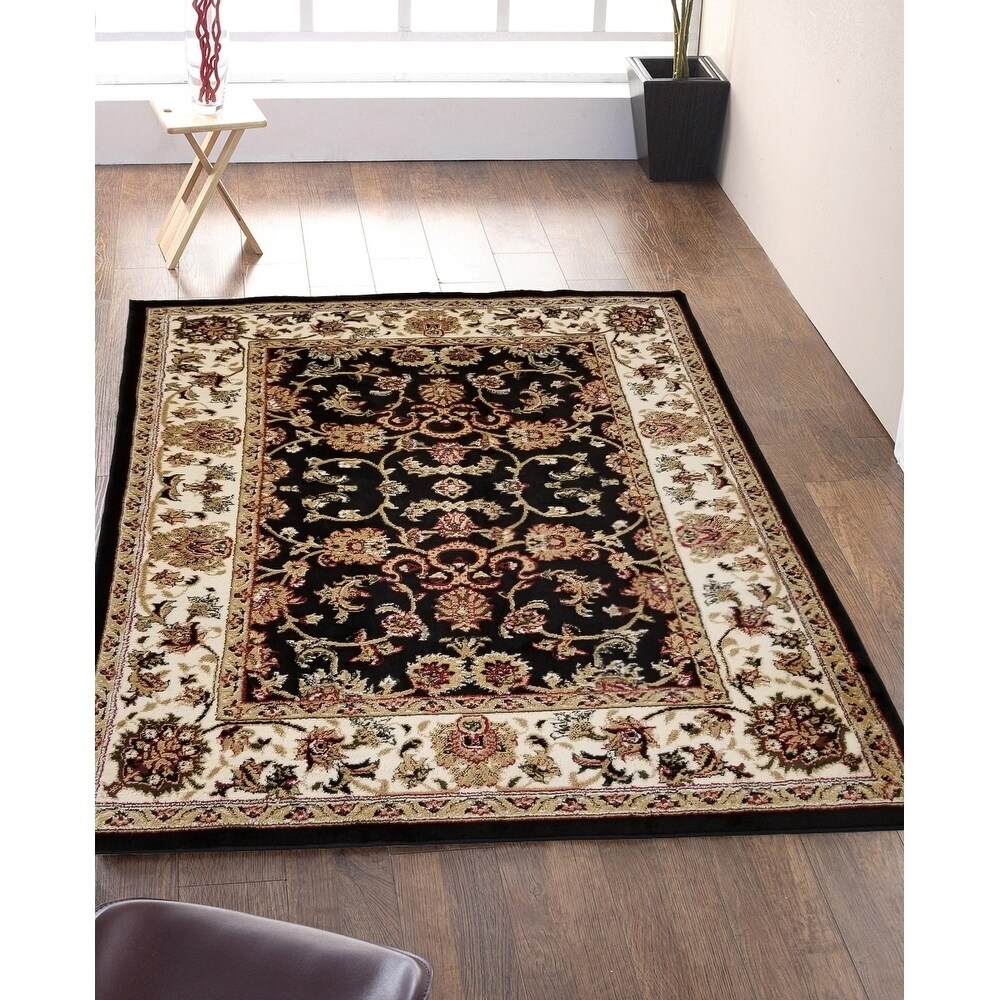 Mahal Persian Style Bordered Ivory Oriental Area Rug Bordered Ivory Oriental Area Rug