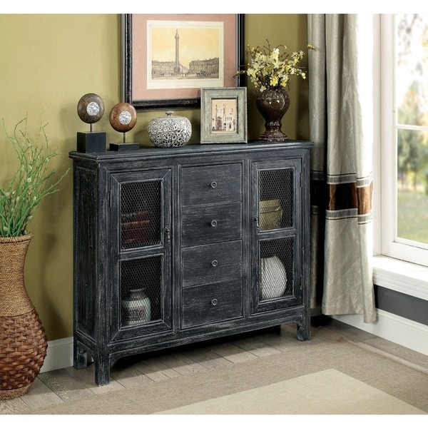 Shop Spacious Solid Wood Hallway Cabinet in Antique Style ...