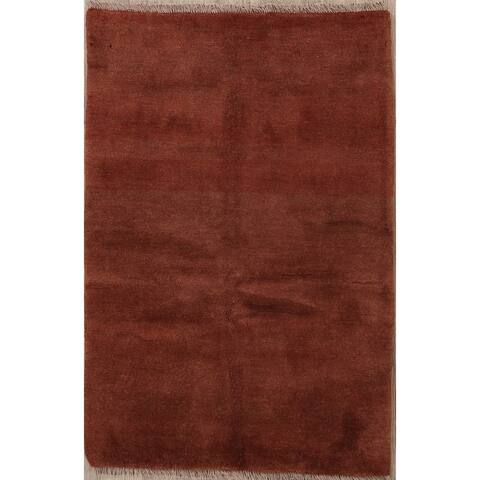 Traditional Hand Made Gabbeh Zolanvari Shiraz Persian Area Rug - 5'0" x 3'4"