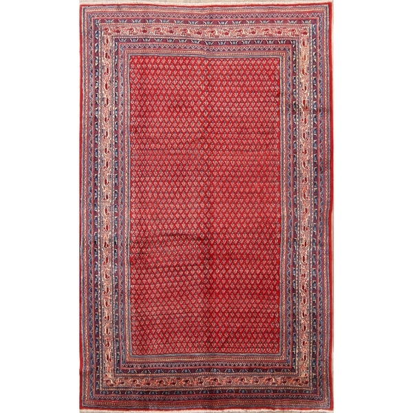 Classical Botemir Hand Knotted Persian Traditional Area Rug Wool - 10'5" x 6'10"