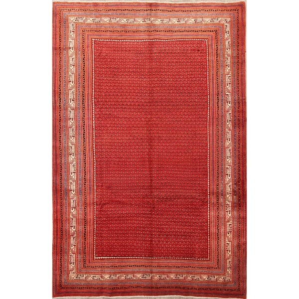 Classical Botemir Hand Knotted Persian Traditional Area Rug Wool - 10'7" x 7'1"