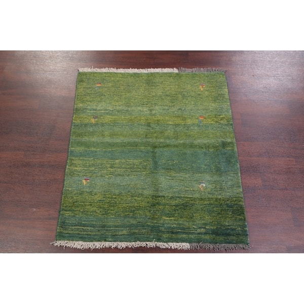 Traditional Hand Made Little Animals Nomad Gabbeh Persian Area Rug 4 7 X 4 1 Square On Sale Overstock 25638830
