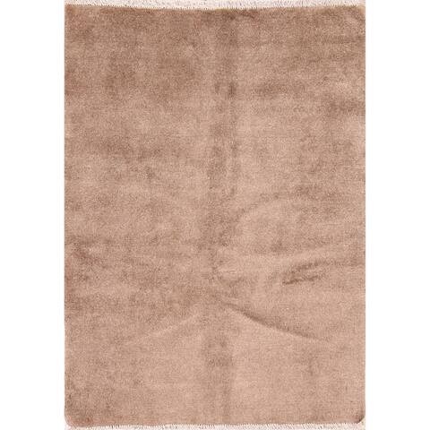Modern Gabbeh Shiraz Handmade Persian Area Rug Wool - 4'10" x 3'6"