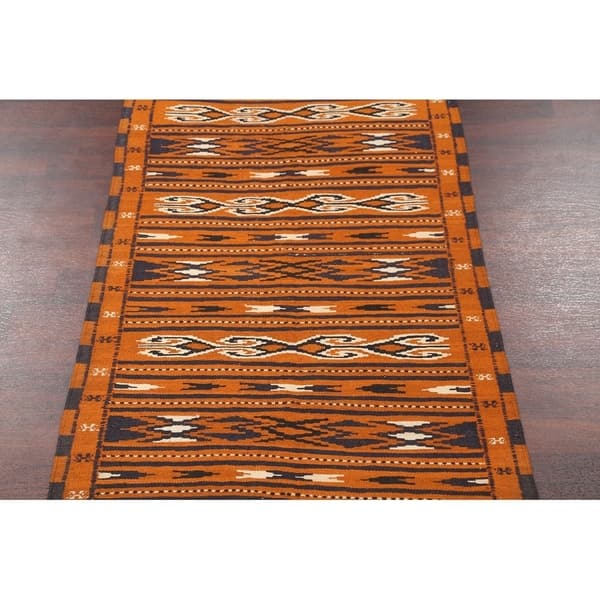 Oriental Flat Woven Rust Kilim Balouch Hand Woven Persian Area Rug 6 0 X 3 8 On Sale Overstock 25639072