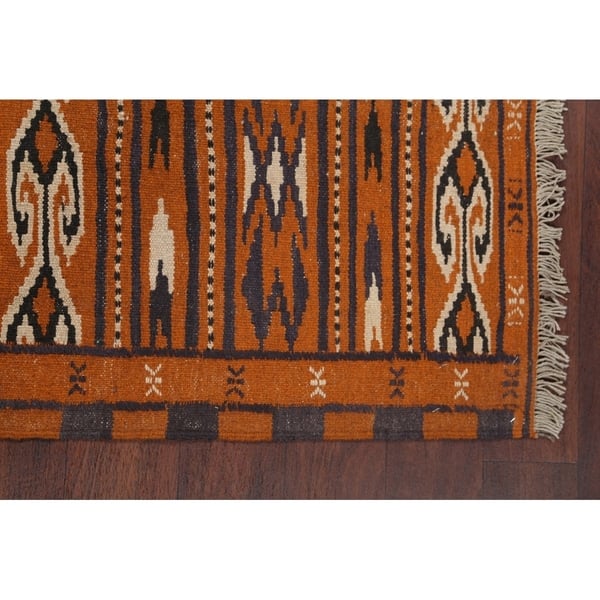 Oriental Flat Woven Rust Kilim Balouch Hand Woven Persian Area Rug 6 0 X 3 9 Overstock 25639277