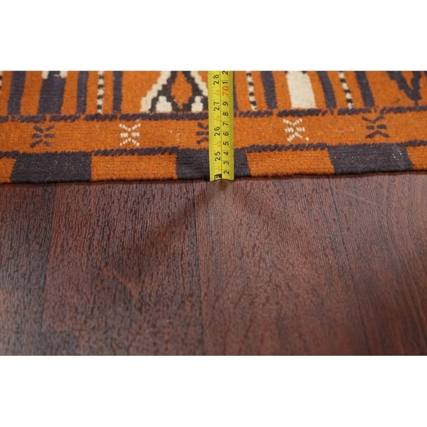 Oriental Flat Woven Rust Kilim Balouch Hand Woven Persian Area Rug 6 0 X 3 9 Overstock 25639277