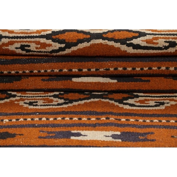 Oriental Flat Woven Rust Kilim Balouch Hand Woven Persian Area Rug 6 0 X 3 9 Overstock 25639277