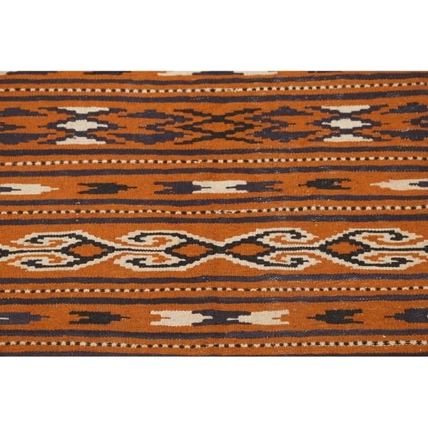 Oriental Flat Woven Rust Kilim Balouch Hand Woven Persian Area Rug 6 0 X 3 9 Overstock 25639277