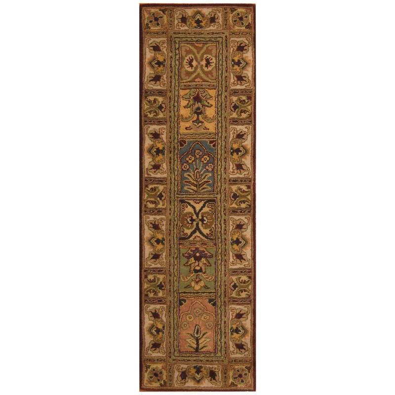 Handmade Tabriz Wool Rug (India) - 2'5 x 8'