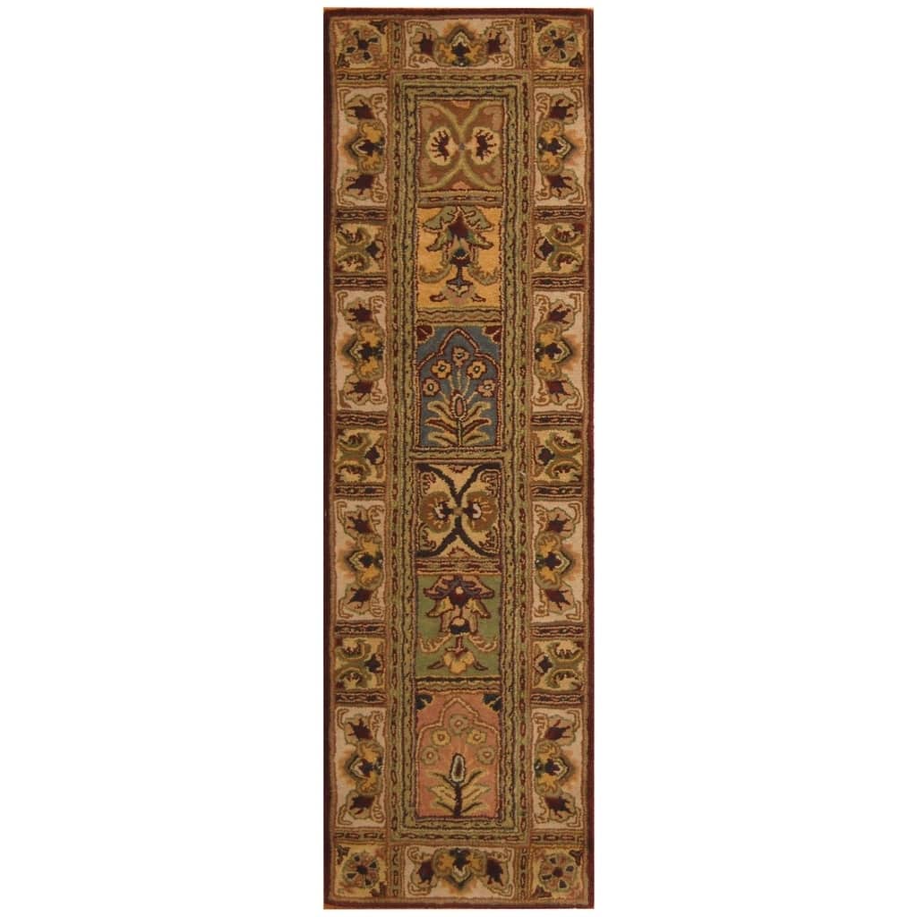 Handmade Tabriz Wool Rug (India) - 2'5 x 8'