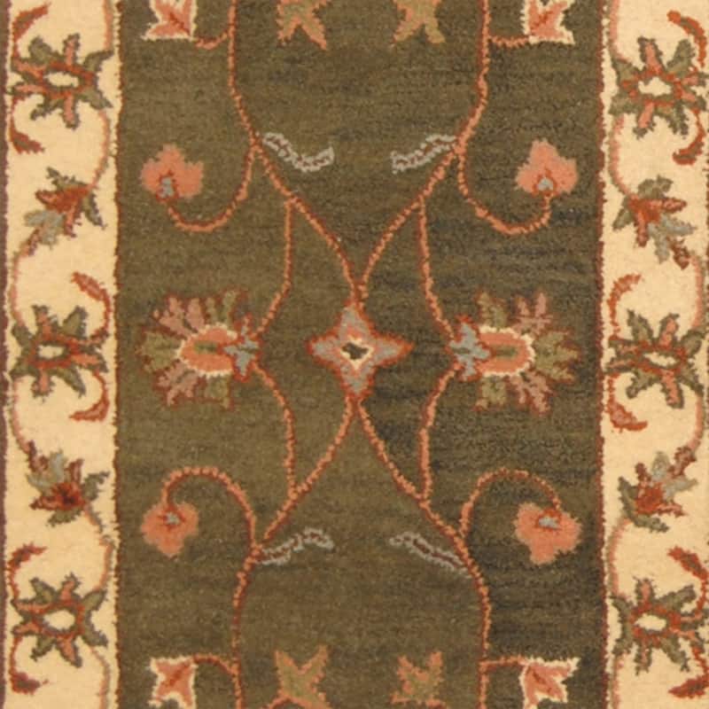 Handmade Wool Runner (India) - 2'7 x 10'